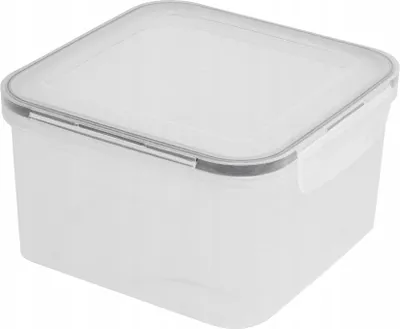 Produktbild von Quadratischer Frischhaltebehälter 1,5L luftdicht mit Deckel, BPA-frei, Mikrowelle & Gefrierfach