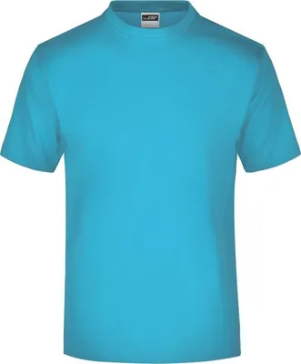Produktbild von James & Nicholson T-Shirt Round-T Medium türkis Größe M