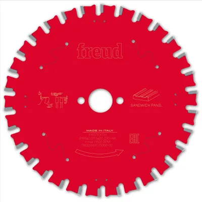 Produktbild von Freud Kreissägeblatt für Sandwichplatten 165x2,0/1,6x20mm 30 Zähne FR07X001H