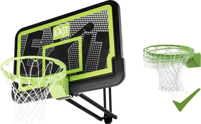 Zdjęcie produktu dla EXIT Galaxy basketbalbord voor muurmontage met dunkring - black edition