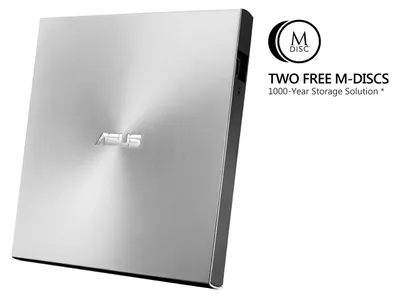 Produktbild von ASUS SDRW-08U7M-U EXT UltraSlim USB ZEN silber 2xMDisc