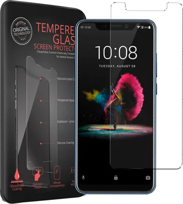Immagine prodotto di 2x vetro blindato per la protezione dello schermo in vetro di ZTE Axon 9 Pro