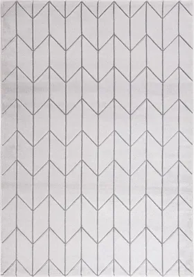 Produktbild von Teppich Handgeschnitzt A 230x160 - grau