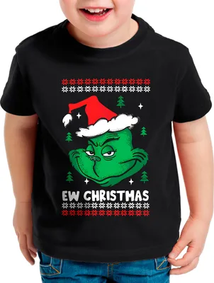Produktbild von style3 Ew Christmas Kinder T-Shirt xmas weihnachten weihnachtspullover pulli ugly sweater strick