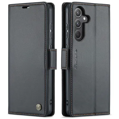 Obrázek produktu pro Pouzdro Galaxy A55, kožené pouzdro na karty s funkcí stojánku pro Samsung Galaxy A55 Black