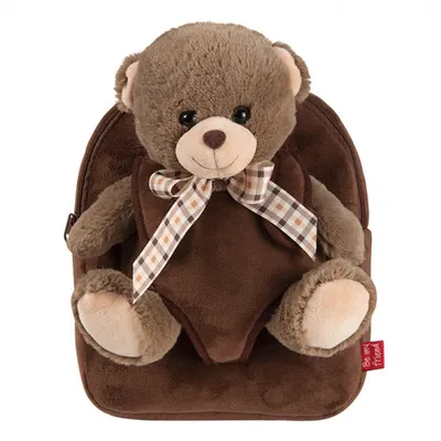 Image de Sac à dos extra moelleux Tommy Bear 2,7 litres brun foncé