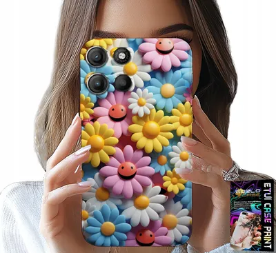 Obrázek produktu pro Pouzdro pro Motorola Edge 60 Fusion - Barevné květiny, kopretiny Pouzdro