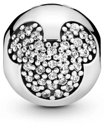 Produktbild von Pandora Charm Damen Disney Mickey Maus Pavé Silber 791449CZ