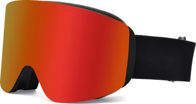 Produktbild von X2 Skibrille / Snowboardbrille mit magnetisch abnehmbarer Linse Rot – UV400-Schutz, beschlagfreie Doppellinse und s Hartschalenetui