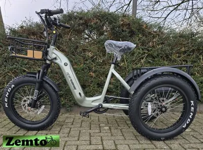 Produktbild von Elektro Dreirad Zemto-Revom Trike T2, 720 WH, Nabenmotor, dicke Reifen