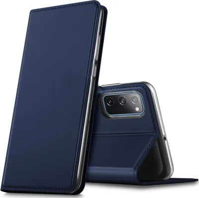 Produktbild von Conie Ultra Slim Klapp Tasche für Samsung Galaxy S20 FE Kartenfach Hülle Rundumschutz in Blau
