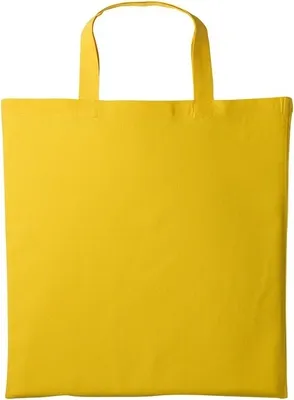 Immagine prodotto di Borsa in cotone Nutshell con manici corti RW7109 (taglia unica) (giallo girasole)
