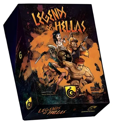 Produktbild von Quined Games Kartenspiel Legends of Hellas strategisches Abenteuer