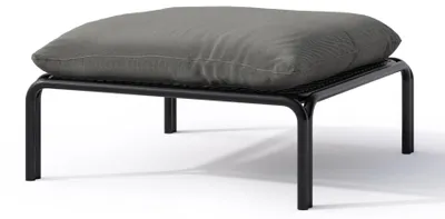 Immagine prodotto di Sgabello da giardino Selsey Worcully con tessuto idrorepellente, antracite/nero, 75 x 72 cm