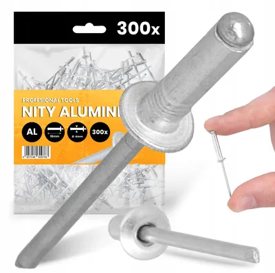 Obrázok produktu pre TRCR Zváracie nity hliníkové oceľové pozinkované 4x18 mm
