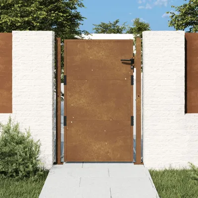 Produktbild von The Living Store Gartentor 105x130 cm Cortenstahl