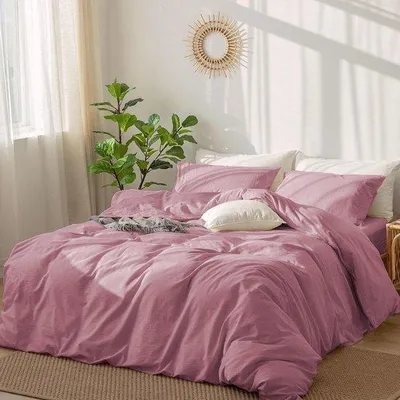 Produktbild von Geoptimizeder Titel  Unyqoos®️ Rosa Baumwoll-Bettwäsche Set mit Kissenbezügen für EinzelbettKurze Verkaufsbeschreibung  Entdecken Sie die Unyqoos®️ Rosa Baumwoll-Bettwäsche Set, das stilvolle und komfortable Schlaflösungen für Ihr Einzelbett bietet. Hergestellt aus hochwertiger Baumwolle, sorgt es für ein angenehmes Schlafklima und ist pflegeleicht.Ausführliche Produktbeschreibung  Das Unyqoos®️ Rosa Baumwoll-Bettwäsche Set mit Kissenbezügen ist die perfekte Wahl für alle, die Komfort und Stil in ihrem Schl