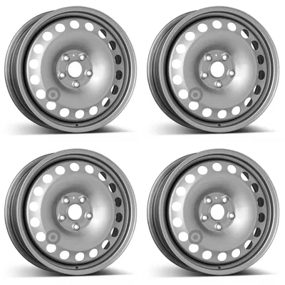 Immagine prodotto di 4 cerchi in acciaio Alcar, 6,5Jx17 pollici, offset 49, 5x112, per Volkswagen Caddy, set di 4