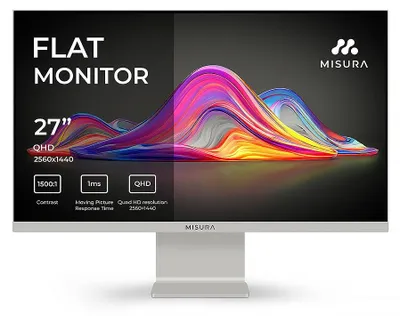 Immagine prodotto di 27" monitor IPS colorato 120 Hz - MISURA VIVA Moon Silver