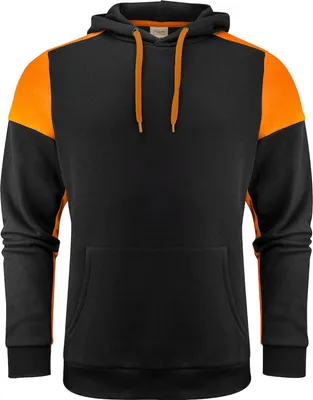Produktbild von Zweifarbiger Hoodie Prime aus Baumwolle und recyceltem Polyester mit Kängurutasche