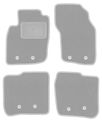 Immagine prodotto di Tappetini in moquette per Volvo V40 I 1995-2004 (station wagon) – set 4 pezzi, grigi, su misura – Wielganizator OSLO