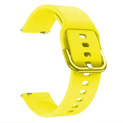 Obrázek produktu pro Chytré hodinky – řemínek – Vivoactive 6/5/3 – 20 mm – silikonový – sportovní řemínek – žlutý