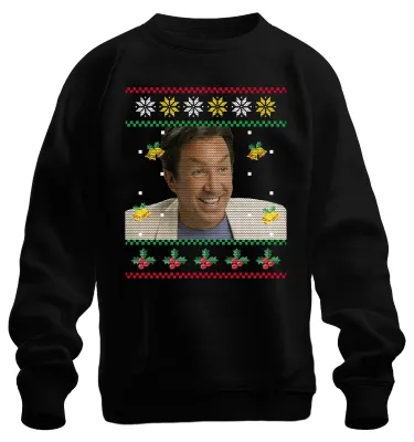 Immagine prodotto di Babbo Natale - Maglione natalizio unisex, nero, XL