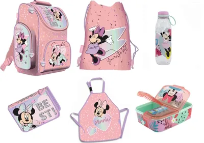 Produktbild von Minnie Mouse - 6 teiliges Schulranzen Set
