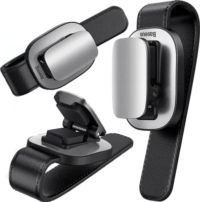 Obrázek produktu pro Baseus držák na brýle do auta – Elegantní stříbrný klip pro bezpečné uchycení KP38046