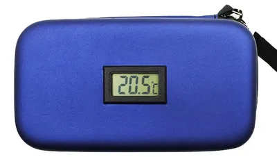 Produktbild von Mini-Insulin-Kühltasche, tragbarer Kühlbeutel mit Thermoisolierung, Medikamentenbox für den Außenbereich mit Temperaturanzeige