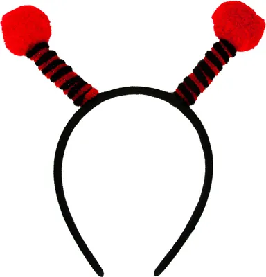 Produktbild von Oblique Unique Haarreifen Marienkäfer mit Bommeln Haarreif für Karneval Fasching Motto Party Marienkäferkostüm