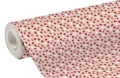 Produktbild von Clairefontaine Geschenkpapier "Herzen" Secare-Rolle (B)700 mm x (L)50 m