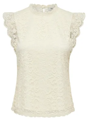 Produktbild von JDYLOTAS S/L LACE TOP JRS NOOS Cloud Dancer S