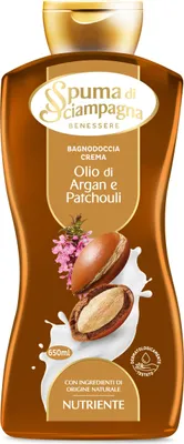 Produktbild von Spuma Di Sciampagna Pflegende Duschcreme mit Arganö l und Patchouli 650Ml