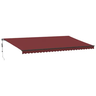 Produktbild von vidaXL Markise Automatisch Burgunderrot 600x350 cm