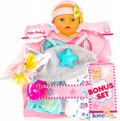 Produktbild von Puppenkleidung Buntes Kleid für 40-45 cm Puppen - Modisches Outfit & Zubehör