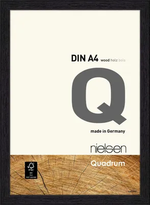 Obrázek produktu pro Nielsen Dřevěný výměnný rám Quadrum 21x29,7 cm rabensvětlý