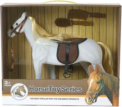 Image de Cheval floqué avec crinière en peigne