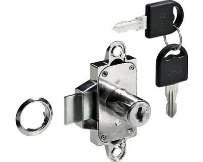 Produktbild von Hettich Zylinder-Aufschraubschloss Stahl vernickelt