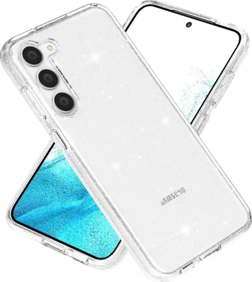 Produktbild von Samsung Galaxy S23 Plus Hülle - Coverup Glitzer TPU Back Cover - Transparent