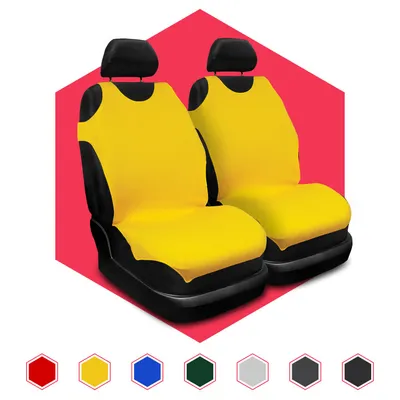 Produktbild von Autositzbezüge Universal Schonbezüge Sitzauflage PKW Schonbezug Vorne 1+1 Gelb