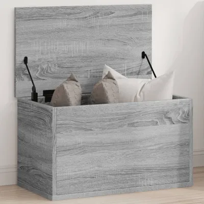 Image de vidaXL Coffre Gris Sonoma 60x35x35 cm Bois composite