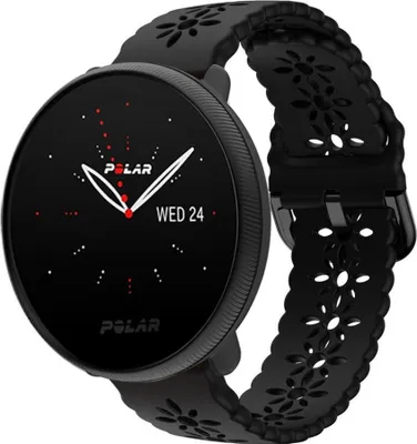 Produktbild von Strap-it Polar Ignite 3 Silikonarmband mit Muster (Schwarz)