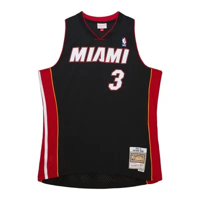 Imagen del producto de Camiseta de baloncesto Mitchell & Ness Miami Heat, número 3, modelo Swingman, color  - Talla L