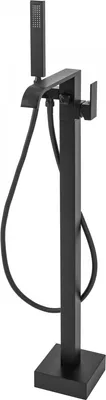 Produktbild von BADLAND Badewannen Freistehende Wannenarmatur Carat Schwarz Matt
