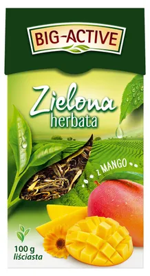 Zdjęcie produktu dla Big-Active herbata zielona z mango liść 100g