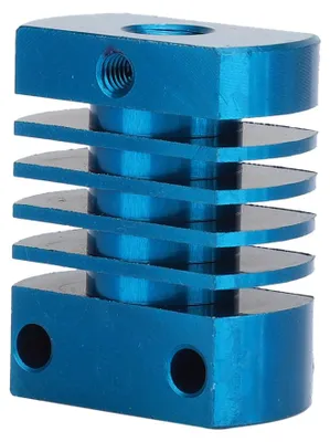Image de Tube en aluminium CR8 de haute qualité, bleu, servant de dissipateur thermique pour imprimante 3D, compatible avec l'extrudeuse MK10