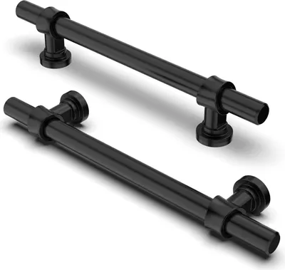 Produktbild von Möbelgriffe 128 mm - Schrankgriffe - 10 Stück - Matt Schwarz