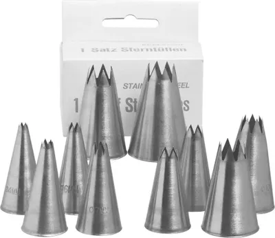 Obrázok produktu pre SCHNEIDER  Sterntüllensatz NC, aus einem Stück gezogen, 10-tlg.