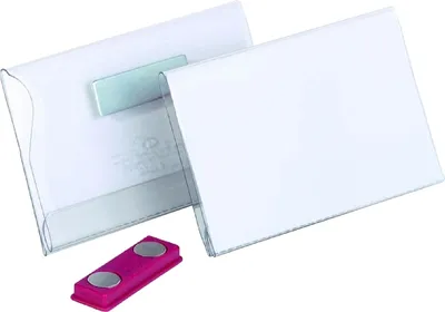 Zdjęcie produktu dla Durable - Identyfikator Durable 8117 z magnesem 54x90mm | 25 sztuk
